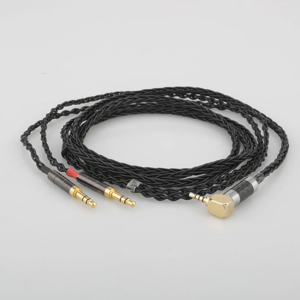 Audiocrast 8 Cores Headphone Earphone Cable For Denon AH D600 D7100 Hifiman Sundara Ananda HE1000se HE6se he400