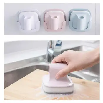 

Kitchen Cleaning Bathroom Glass Wall Cleaning Bath Brush Plastic Handle Sponge Bottom Window Cleaner limpieza hogar with sponge