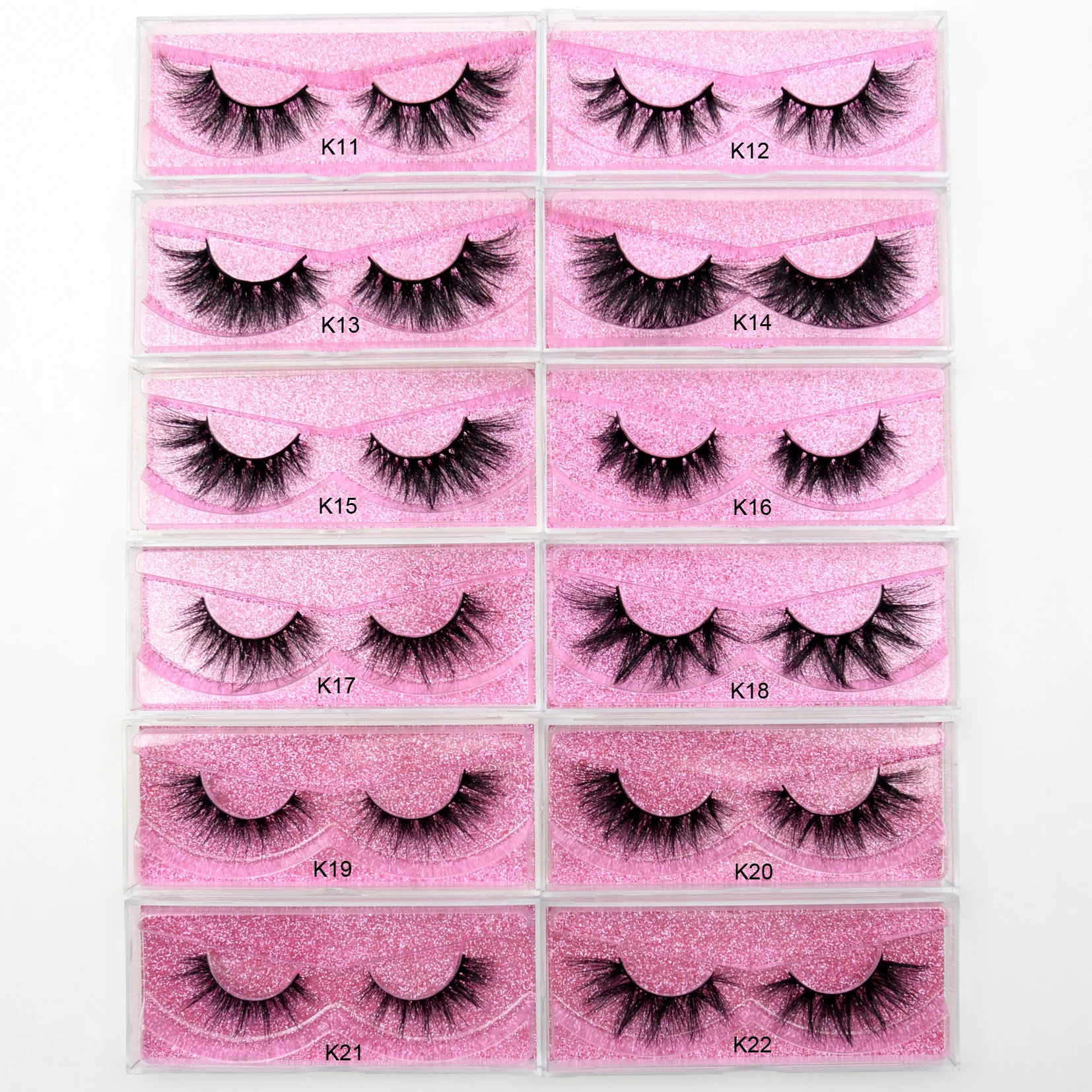 Natural Handmade 3D Mink Lashes - Visofree Eyelashes - Soft and Voluminous, Perfect for Makeup (E01) image 6