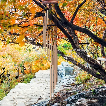

Wind Chimes Outdoor Large Wind Chimes With 18 Aluminum Alloy Tubes for Garden and Home Wind Chime For Outdoor