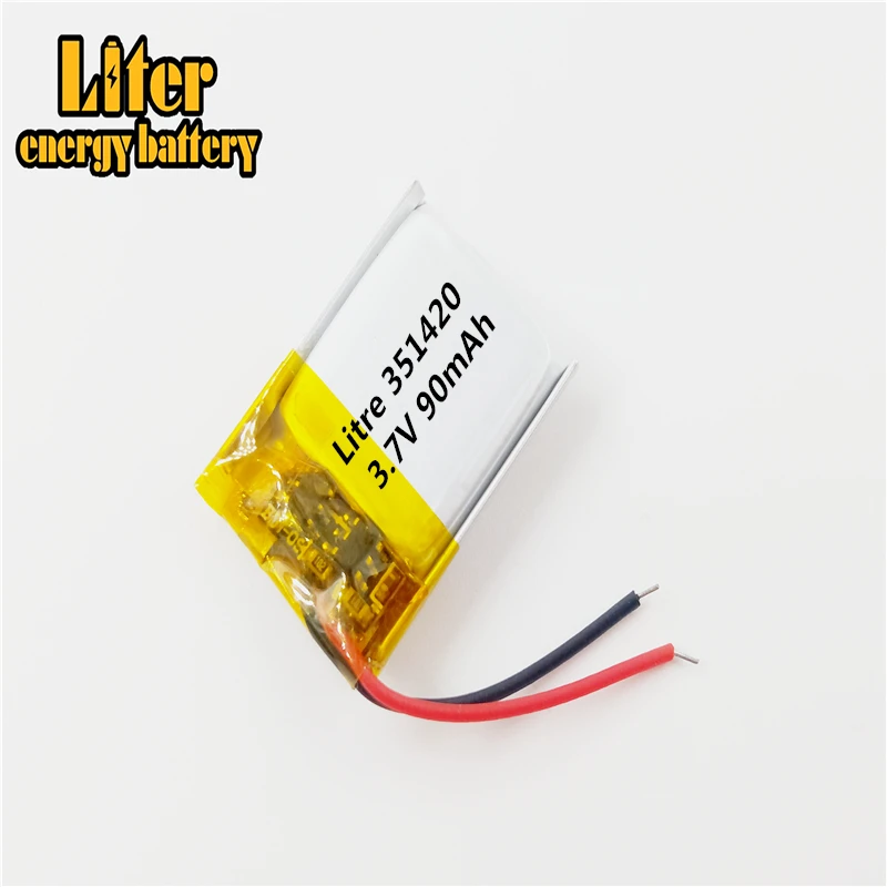 351420 351520 90mah 3 7 v литиевая батарея|90mah 3.7v|3.7v lithium batterybattery mp3 |
