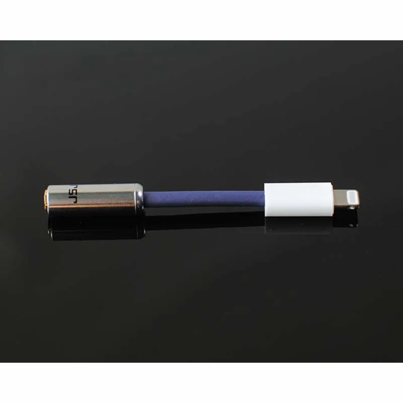 HiFi 6N OCC Silver plated Adapter For iPhone 7 8 XS 11 AUX Converter For Lightning To 3 5mm 4 4mm 2 5mm Headphone Earphone Jack