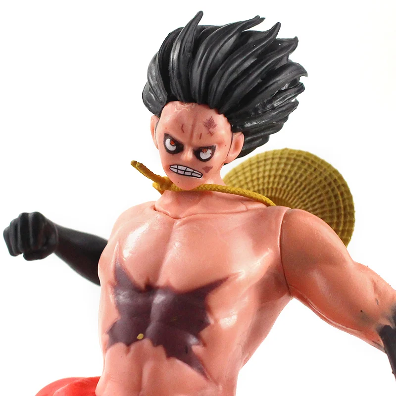 Аниме One Piece Luffy статуя ПВХ экшн фигурка Коллекционная модель цельный кимоно