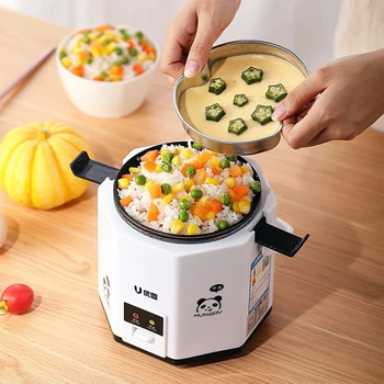 

1.2L Electric Mini Rice Cooker Multi Cookers Portable Rice Cooker Used In House 220V Or Car 12V Truck 24V Multicookings