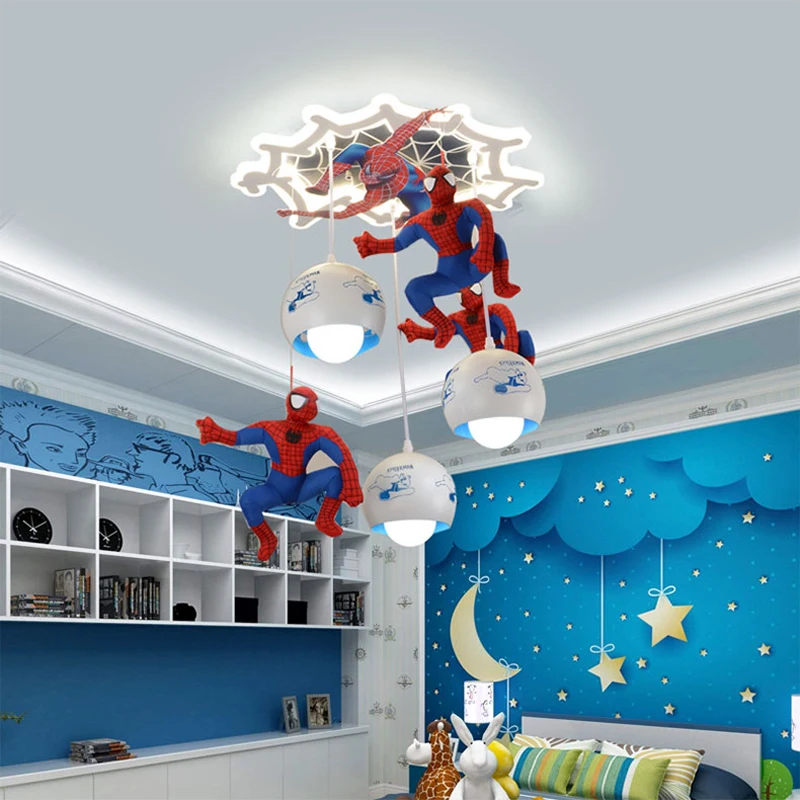 Cartoon Pendant Lamps For Ceiling Novel Children's room Pendant Light  Fixtures Simple Modern Bedroom Lamp Creative led Lighting - AliExpress