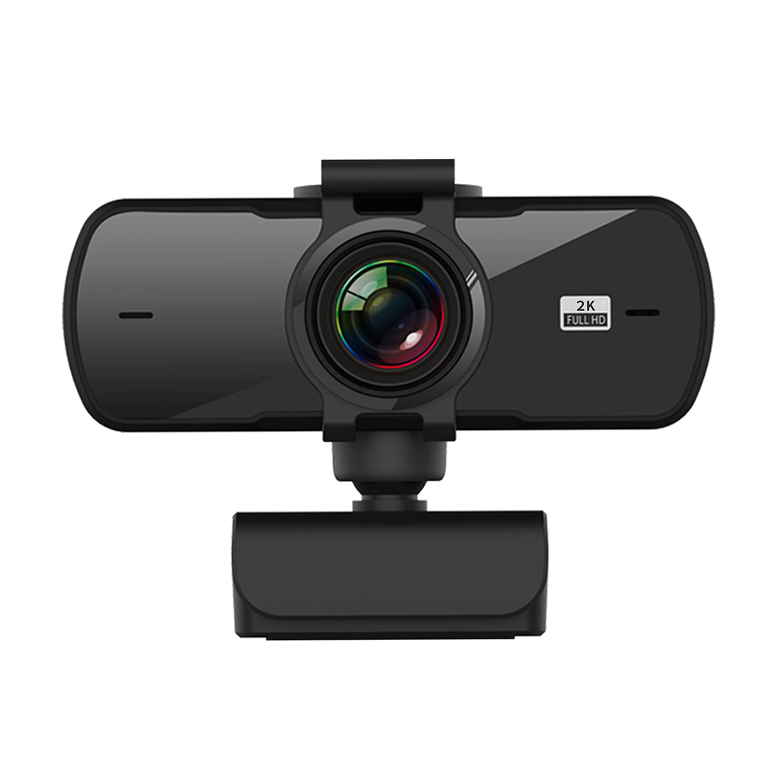 Full HD Rotatable 2K Webcam with Mic Microphone Auto Focus HD Web Camera for PC Laptop Video Calling Studying