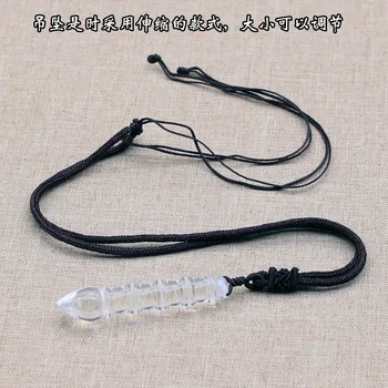 

Ming Hung Hung Natural Plain Water Crystal God Of Literature Pen Pendant Steadily High Student Fund Crystal Ornaments Gift