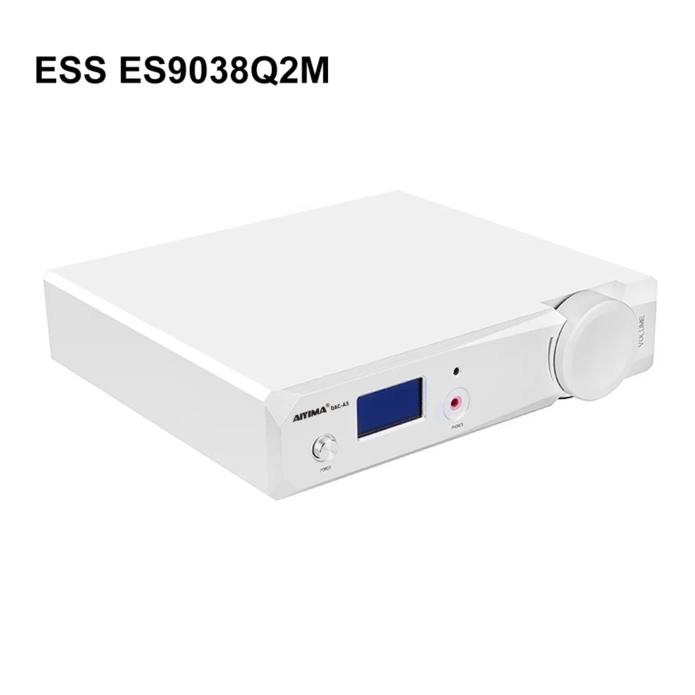 AIYIMA ES9038 аудио декодер усилитель наушников DAC 16 бит XMOS XU208 USB DSD коаксиальный Оптический CSR8675 Bluetooth 5,0 APTX HD Amp - Цвет: AC110V ES9038 XU208