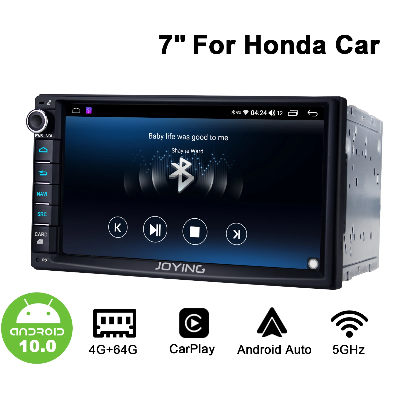 Радуясь 7 дюймов Android10 Автомобильная магнитола для Хонды аккорда/цивик/CR