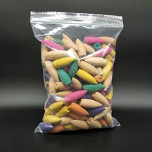 100 шт. 200 3,5 см натуральный обратный конус Ладан Крытый пагода Жасмин башня пуля сандалового дерева Лаванда Ладан s ароматный