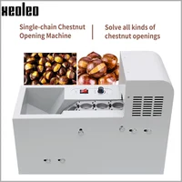 Xeoleo Electric Chestnut Cutter  Hazelnut slitting machine Commercial  Single chain Chestnut incision machine 390W 60kg/h 1