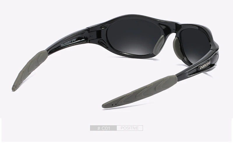 DUBERY, Винтажные Солнцезащитные очки, поляризационные, мужские солнцезащитные очки для вождения, черные, мужские очки, 10 цветов, модель 781