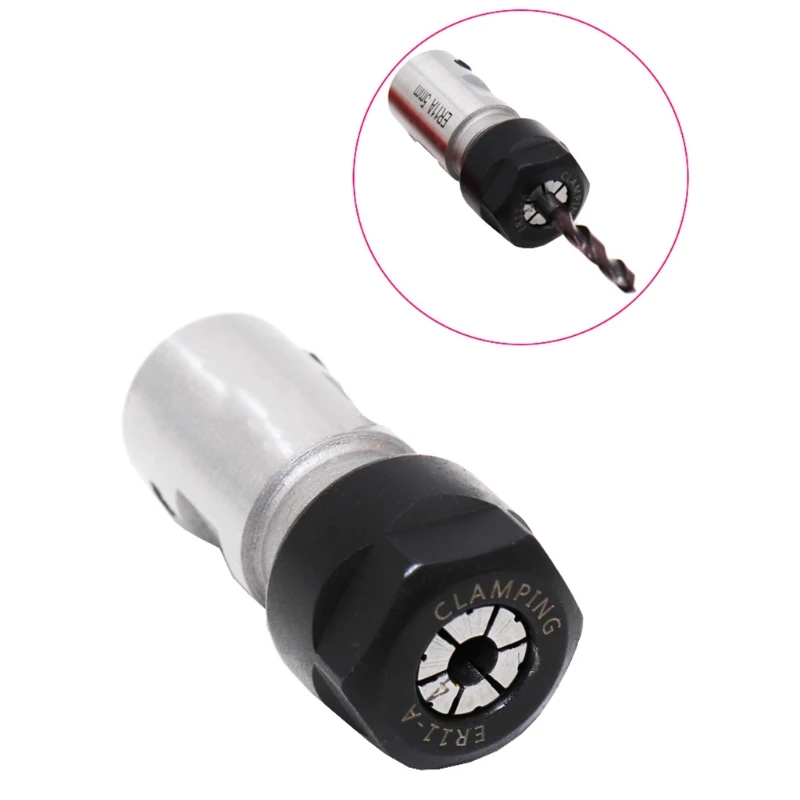 Durable ER16 Inner 8mm Extension Rod Motor Spindle for c.c Milling Clamp Knife wood drill bit