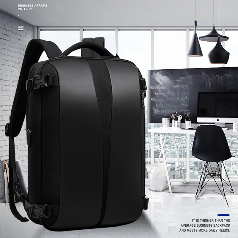

Business Anti Theft Backpack 17 Inch Laptop Bagpack Women Men Hand Bag Backpacks Travel Waterproof USB Charger Back Pack Mochila