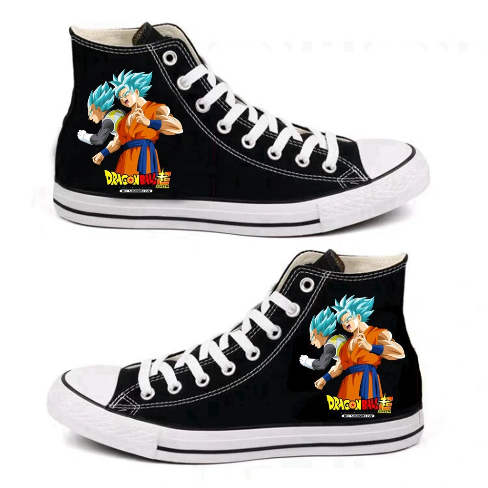 

Anime Dragon Ball Cartoon Cosplay Canvas Shoes Leisure high-top Shoes Men Women Costume Hip Hop Canvas Shoes