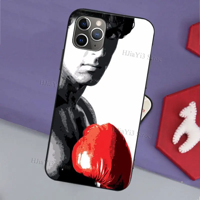 apple iphone 13 pro case Rocky Balboa Movie Quote Motivation Boxing TPU Case For iPhone XR X XS Max 11 13 Pro Max 12 mini 6S 7 8 Plus SE 2020 Cover Coque best case for iphone 13 pro 