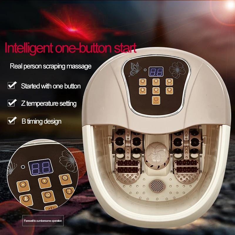  Electric Health Care Heating Foot Massage Relieve Fatigue Smart Multifunction Footbath Machine For  - 4000333418234