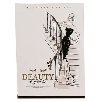 

Eyelash Storage Book,Makeup Display Sample Container,Eyelash Catalog Eyelashes Sample Catalog Display Card