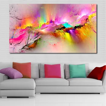 

QKART Wall Art Painting no Framed Abstract Wall Pictures for Living Room Posters and Prints Canvas Painting