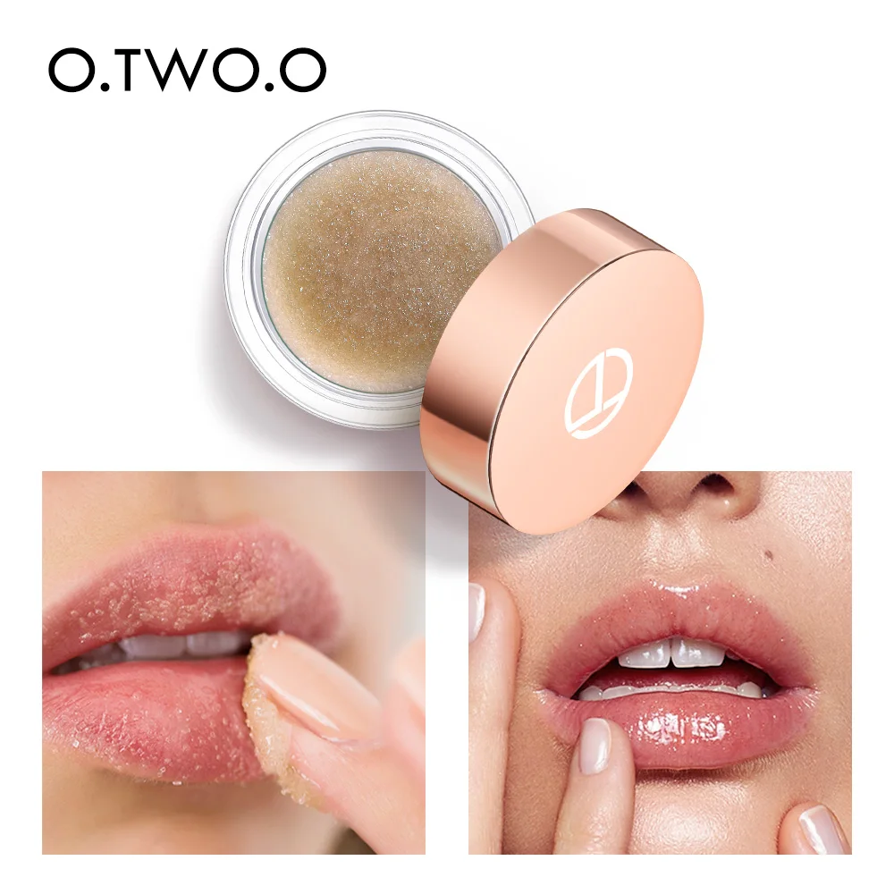 O.TWO.O 3 шт./компл. скраб для губ макияж удалить губы, удаляет мертвую кожу питательный Косметическая увлажняющая маска, комплект