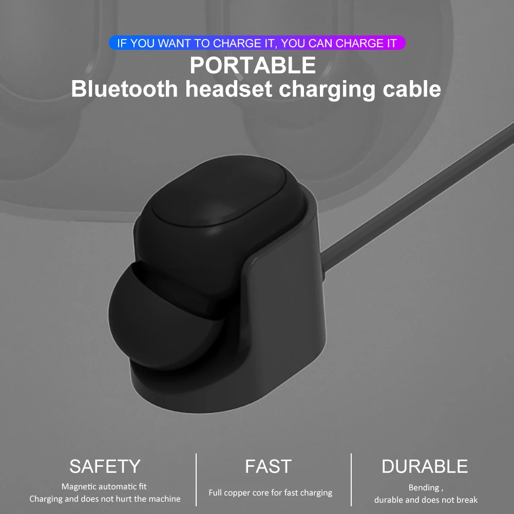 Зарядный USB-кабель для Xiaomi Airdots Youth Version/Redmi зарядка USB Беспроводная Bluetooth-гарнитура