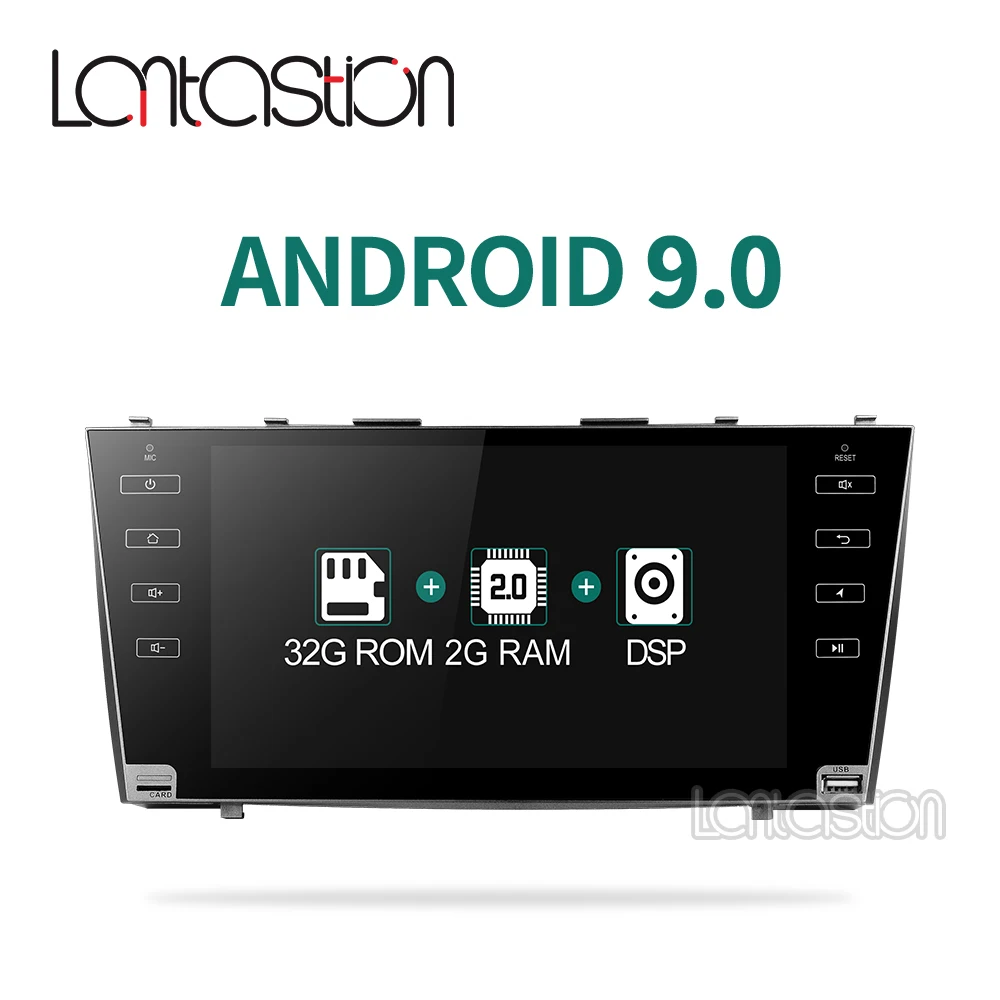 IPS Android 9.0 2+32G DSP car gps navigation for Toyota camry 2008 2009 2010 2011 dvd player stereo radio | Автомобили и