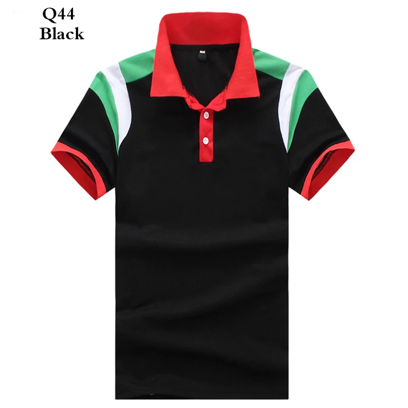 Polo shirt men jersey Short sleeve High Quality casual polo New spell color breathable Male Summer cool polo homme