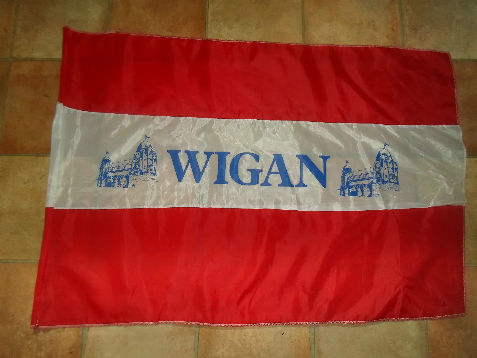 3ft x 5ft3 x 5ft WIGAN~ дешево+ веселый спортивный флаг печати баннер, флаг из полиэстера Размер 150*90 см