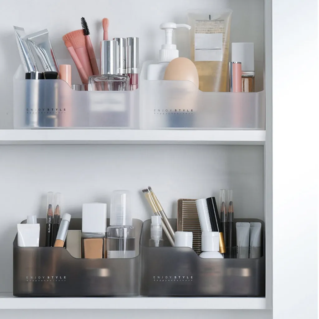 Makeup Organizer Make Up Brush Storage box Cosmetics Storage Container Table Skin Care Rack Storage case Jewelry Storage Box
