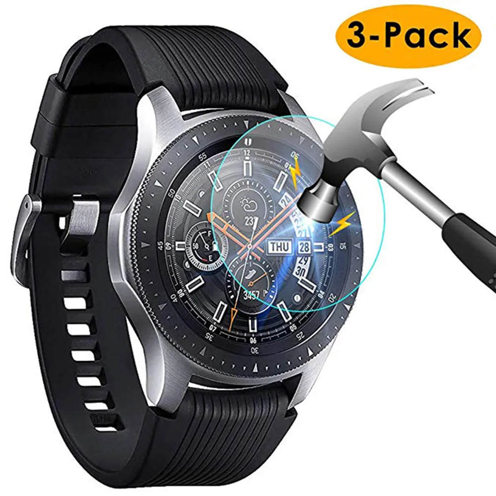 Закаленное защитное стекло для Samsung Galaxy Watch 42 мм 46 Gear S2 S3 3 шт. 2 1 Противоударная