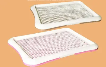 

Plastic Dog Toilet Mat Big Indoor Large Pet Potty Pee Tray Shih Tzu Washable Dog Training Toilet Aksoria Dla Psa Products KK60CS