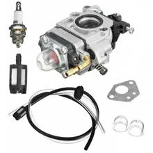 

Brand New For BG430 520 Carburettor Set Service Kit Carb Pipe Bulb Plug String 8.3*7.5*3cm Trimmer Parts Carburettor Set