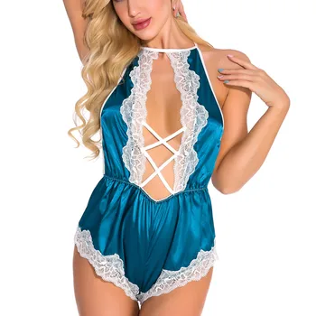 

Hot Backless Sexy Lingerie Lace Women's Sleepwear Pajamas Lingerie Sexy Hot Erotic Nightdress Sexy Underwear Fashion 9.3
