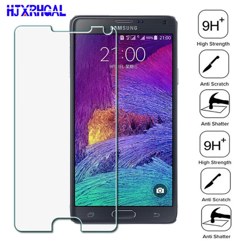 9H Protective Glass on the For Samsung galaxy Note 4 5 S5 S6 S7 Note 2 3 A3 A5 A7 J3 J5 J7 Tempered Glass Screen Protector