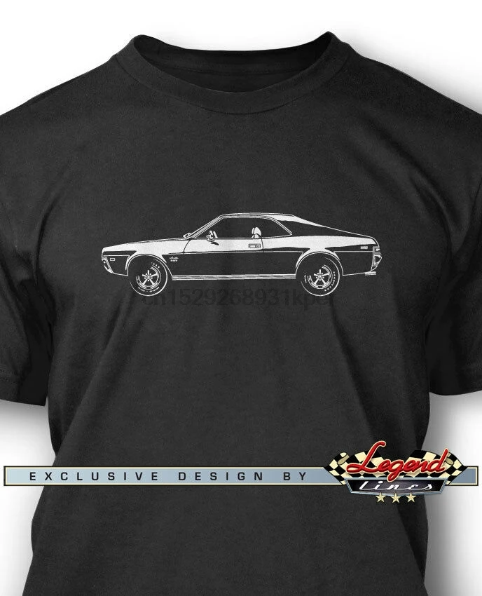 Мужская футболка-купе AMC Javelin 1968 разные цвета американский автомобиль | одежда