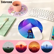 YNDFCNB Vintage Cool Firewatch Rubber PC Computer Gaming mousepad gaming Mousepad Rug For PC Laptop Notebook