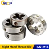 1pc M2 M6 M7 M8 M10 M12 M13 M14 M16 Right Hand Thread Die Metric Screw Die Threading Tools Round Threading Die ► Photo 1/6