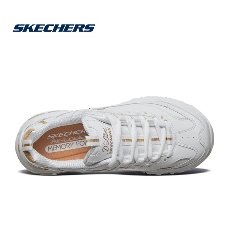 Skechers/Женская обувь D'lites; обувь на массивной платформе; женские кроссовки; брендовая Роскошная спортивная обувь; женская обувь; chaussure femme; 11931-WGD