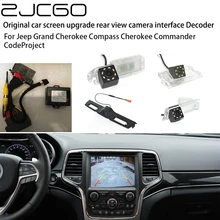 Car Rear Reverse Bakcup Camera Auto Digital Decoder Box Interface Adapter For Jeep Grand Cherokee Compass Cherokee Commander