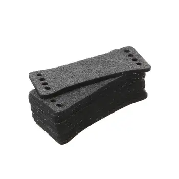 

10 Pcs Catapult Microfiber Eight Holes Leather Bags Slippery Slingshot Leather Pocket Used For Shooting Fish Slingshots Y51D