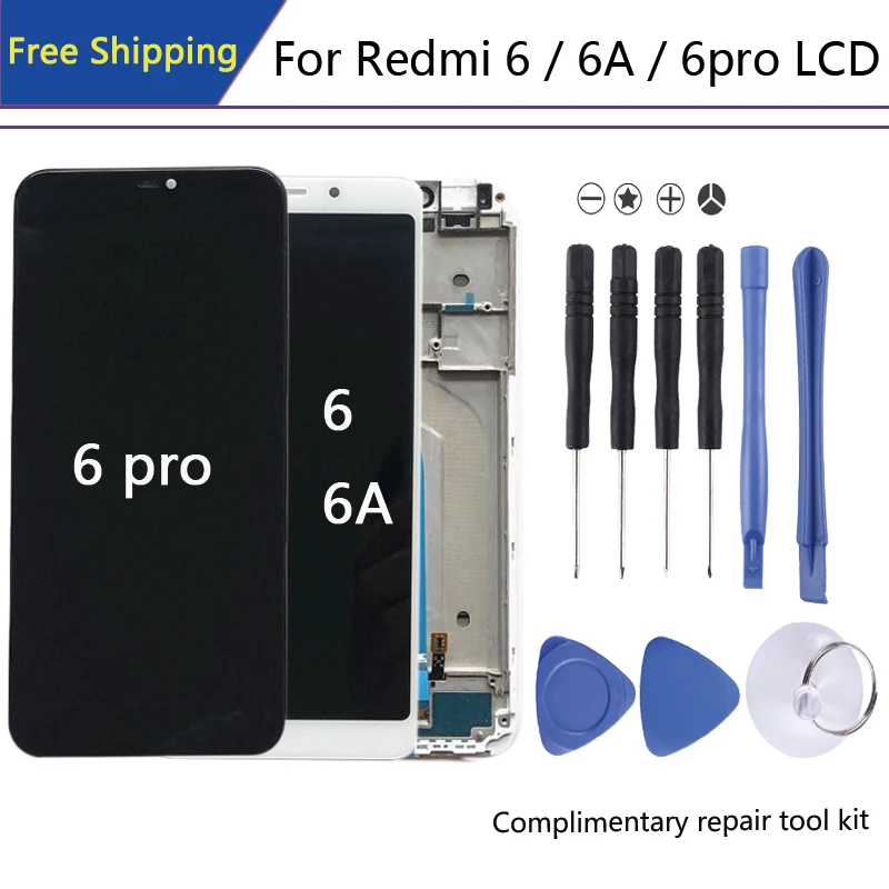 Для xiaomi redmi 6 в мобильный телефон LCDs + рамка Redmi pro дисплей 6A сенсорный экран