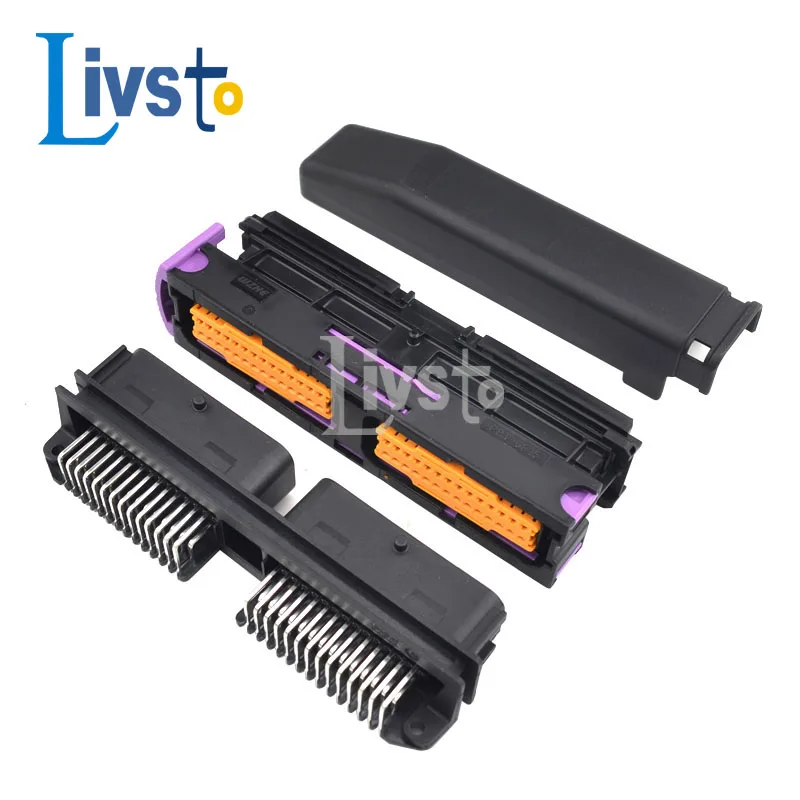 Conjunto de 56 Pinos Fci Auto Ecu Conector Pcb Macho Plugue Fêmea com Escudo e Terminais Acessórios do Carro 211pc562s0008 211pc562s8009 1