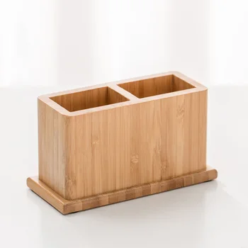 

Bamboo Tableware Storage Box Simple Chopsticks Holder Cutlery Organizer for Home Kitchen