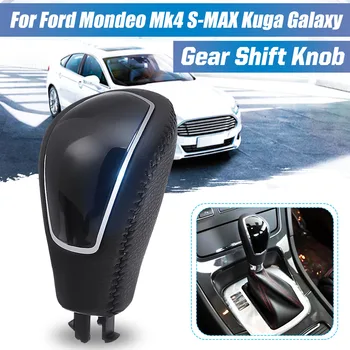 

Automatic Gear Shift Knob Lever Shifter Gear Stick PU Leather For Ford/Mondeo Mk4/S-MAX/Kuga/Galaxy 2006-2015