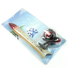 1,6 м Мини карманная Удочка в форме рыбы телескопическая карбоновая ледяная удочка комбинированная 2 типа Удочка/катушка+ удочка