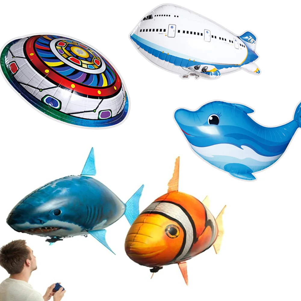

Remote Control Shark Toy Air Swimming Fish Infrared RC Flying Air Balloon Nemo Clown Fish Remote Control Air Plane Kids Toy B657