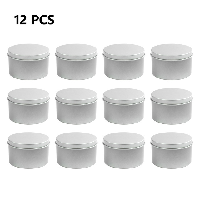 Candle Making Storage Containers Candle Tin Travel Tins  Round Metal Tins Candle Containers Candle Jars Storage Tank