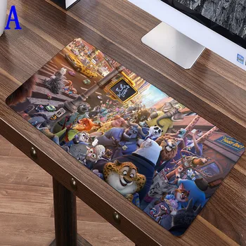 

60x30cm Large Mouse Pad Crazy Animal City Anime Rubber Mouse mat Keyboard Pad Computer Desktop Gaming Pads