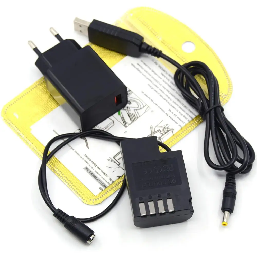 Умный USB кабель+ DMW-BLF19 DMW-DCC12 для аккумулятора муфта+ QC3.0 зарядное устройство для Panasonic Lumix DMC-GH3 DMC-GH4 G9 GH5s GH3 GH4 GH5