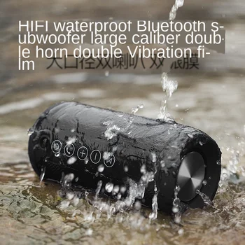 

New Bluetooth speaker Portable small steel speakers Outdoor waterproof card sound Subwoofer blue tooth speaker